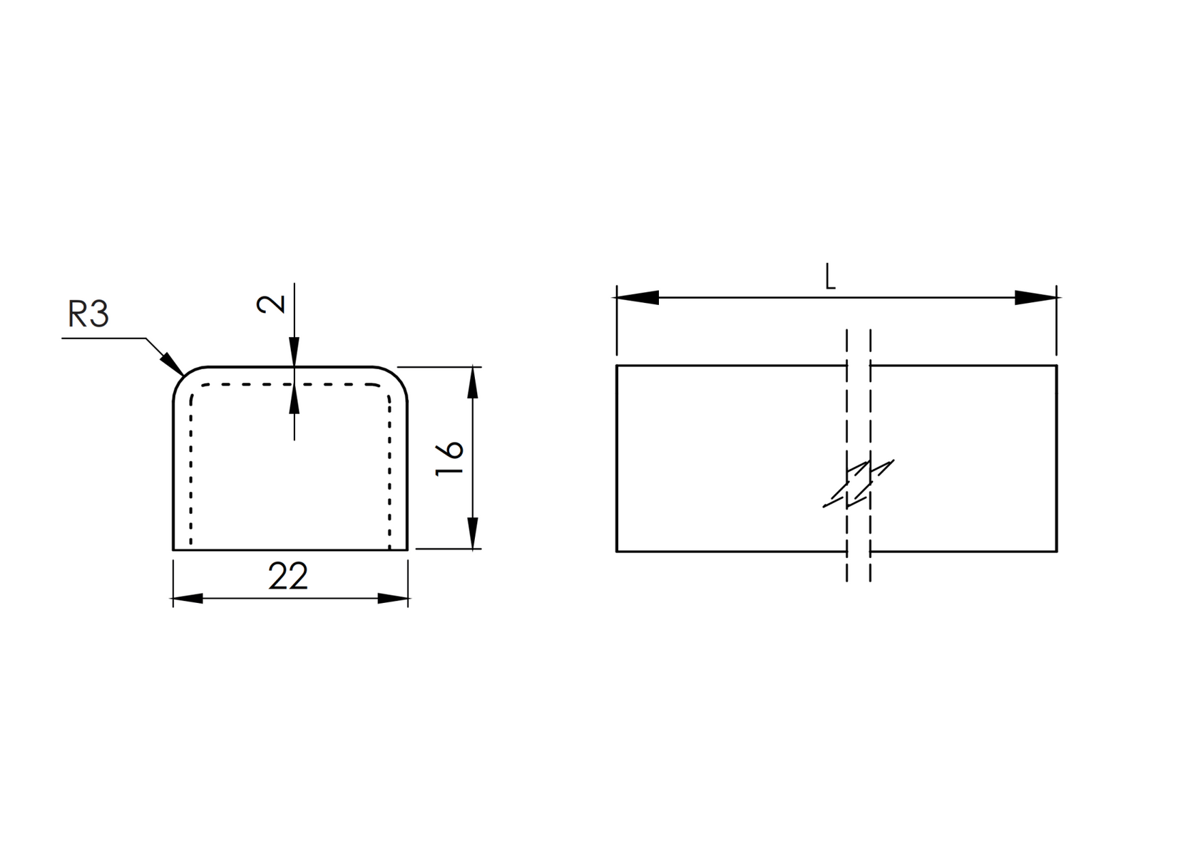 Ukončení skleněné výplně