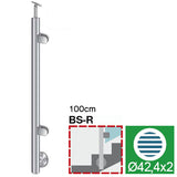 Sloupek nerez , BK-schod AISI304, D42,4/2xmodel22/