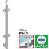 Sloupek nerezový, schod