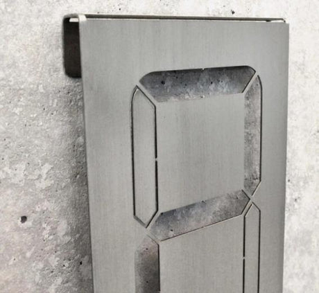 Číslo domu nerez "7 SEGMENT" 190x110x1 Universal