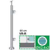 Sloupek nerezový , VK-rovné AISI304, D42,4/2xmodel