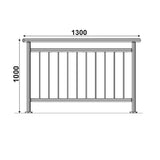 Zábradlí vertikálni VR AISI304, D42,4/d12vertical/