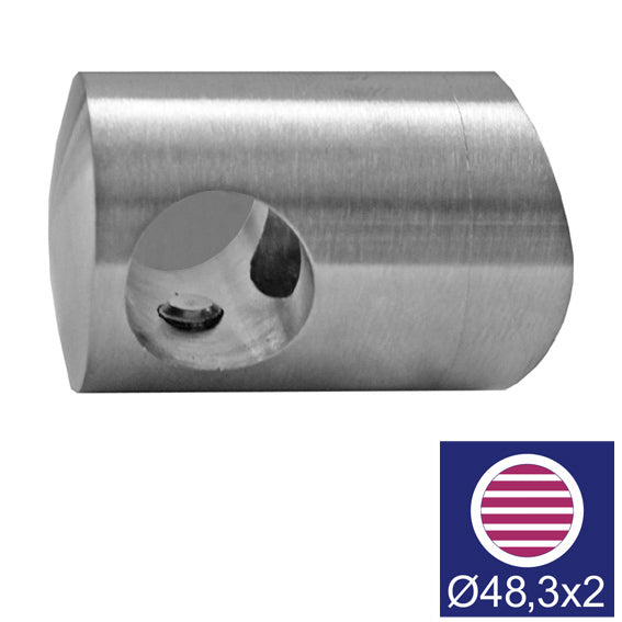 Nerezový úchyt prutů AISI316, d12/D48,3x2mm