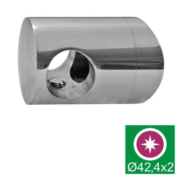 Nerezový držák prutů - lesk AISI316, d16/D42,4x2mm