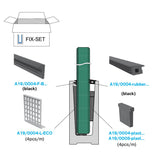 Kotvění vrchní SL sklo těsnění
