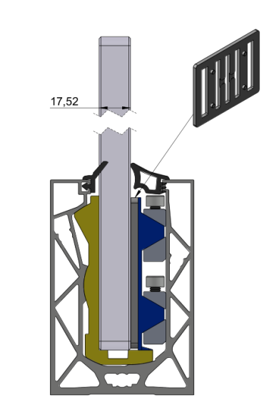 AL-profil, spojovací kolik