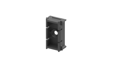 Click - lock spojka pro fasádní systém, 25 x 25 - Antracit RAL 7016, 50ks