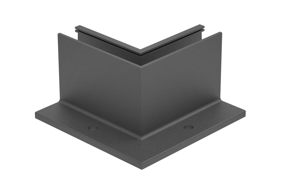 Kotvění vrchní - sklo hliník AL/ELOX/Satin