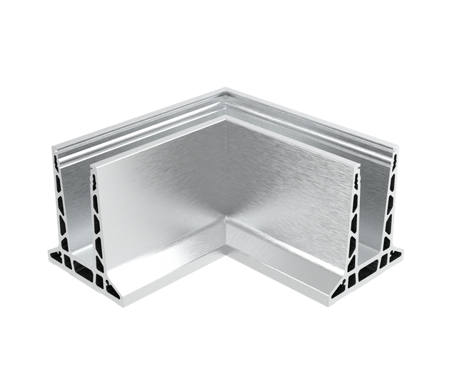 Kotvění vrchní - sklo hliník