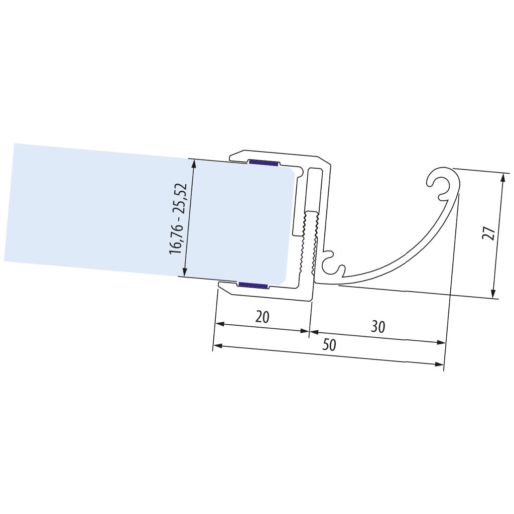 Al lišta odvodnení