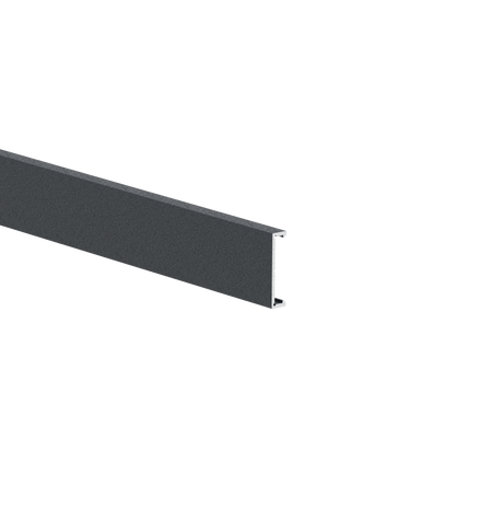 Hliníková fasádní lišta 25x6-6000mm R7016