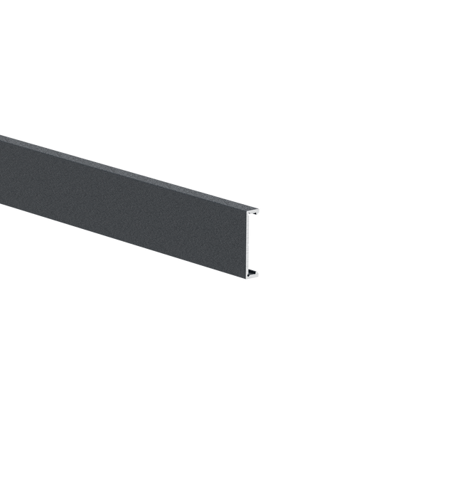 Hliníková fasádní lišta 25x6-6000mm R7016