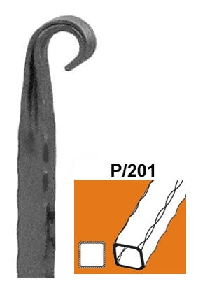 Ukončení rámu,jekl profil-brána,zdobený jekl h300,