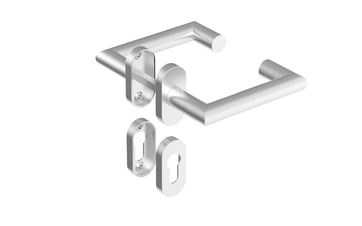 Klika se štítkem NEREZ AISI 304, K320