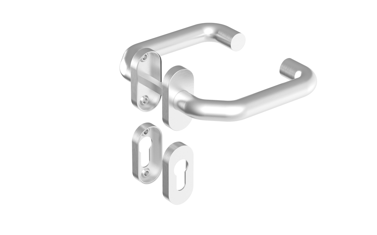 Klika se štítkem NEREZ AISI 304, K320