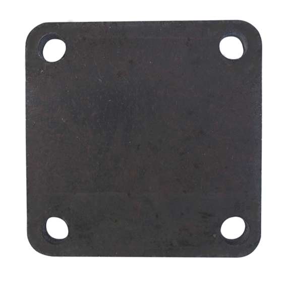 Kovaná tvarová patka 80x80, t8, 4xd10mm