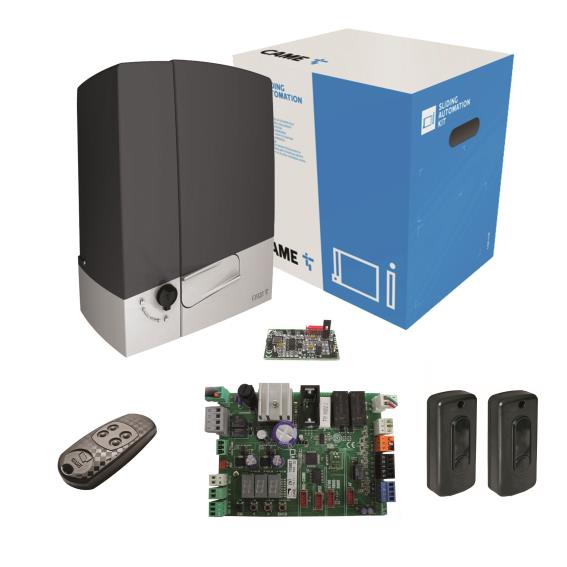 CAME pohon pro posuv. brány, set, max 400kg, 24V