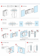 Závěs pro skleněné dveře