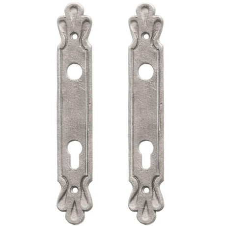 Štítek kovaný 278x40, t3, D18, 90mm