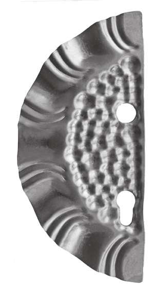 Štítek,brána,plot,zábradlí,kovaný prvek,D1/48L-85