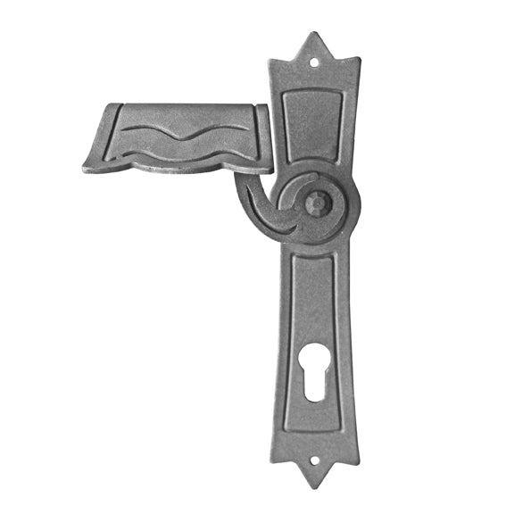 Štítek kovaný,oplocení,dveřní kováni h260mm