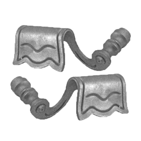 Klika, brána, bránka L121, d19mm, Fe