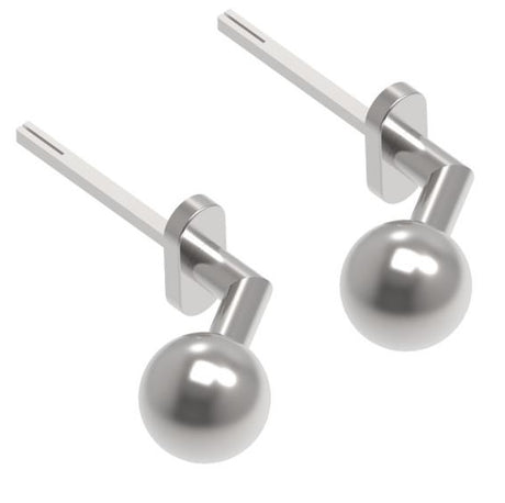 Koule se štítkem pár otočná NEREZ AISI 304