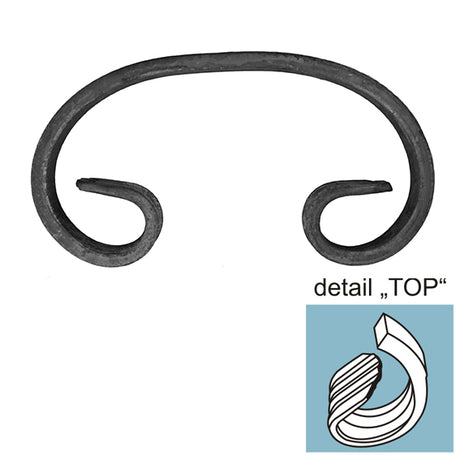 Céčko h140, b80, 12x6mm