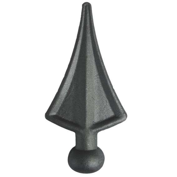 Kovaná špice,brána,plot,plotová tyčka h125, b65mm