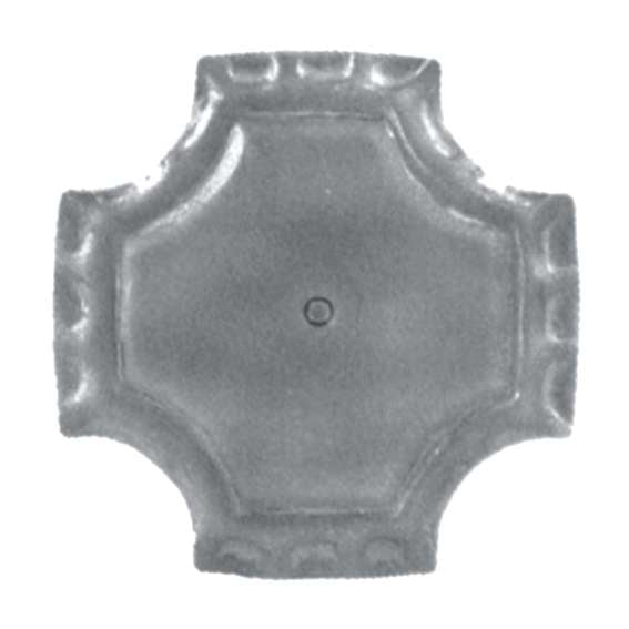 Květ list,podložka - brána,oploceni 75x75, t2mm