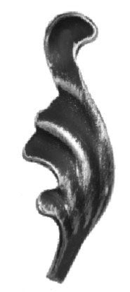 Akanty,Květ list,lístek kovaný,oplocení 90x30,t2,5