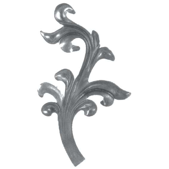 Akanty,Květ list,lístek kovaný,oplocení 240x140, t