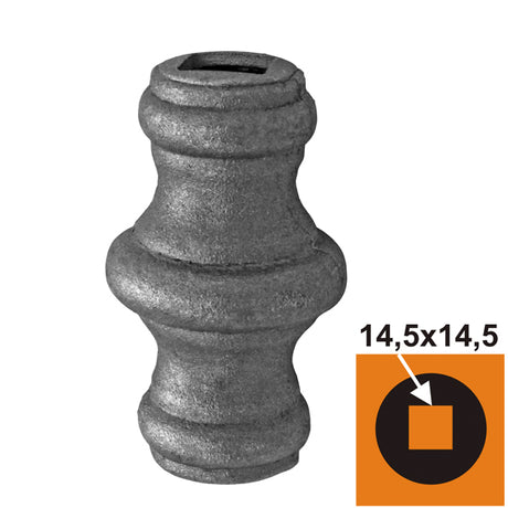 Návlek kovaný h62,2  D42, 14,5x14,5mm