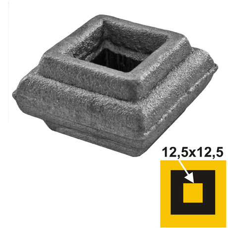 Návlek kovaný,plot,brana,zábradlí h21, b34x34mm