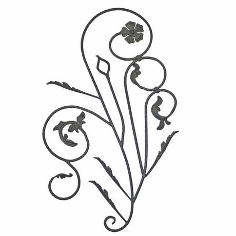 Kovářský ornament levý, h1120, b680, P/111-D12mm