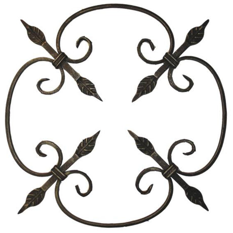 Rozeta kovaná,kované brány h450, b450, 12x6mm