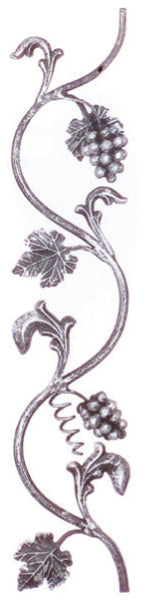 Rozeta kovaná,květ list, plot,brána,zábradlí 800x1