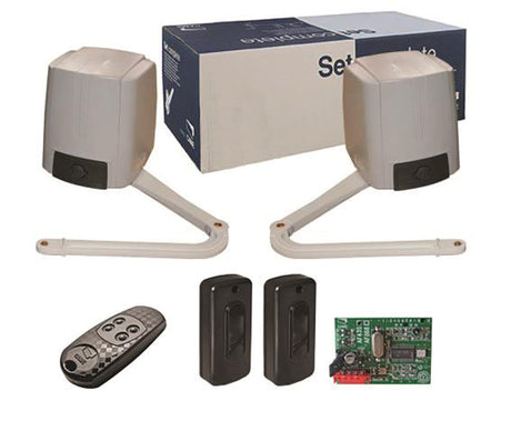 CAME kloubový pohon pro dvoukřídlou bránu, sada s fotobuňkami
