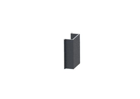 Úzká distanční krycí lišta pro sloupkové profily a pro U-adaptér plotového systému, 20 x 08–30 mm – Antracit RAL 7016