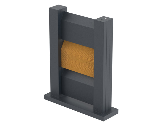 Vzorek plotu 0,3x0,4m volně stojící pro žaluziove lamely FG/L1S20x105