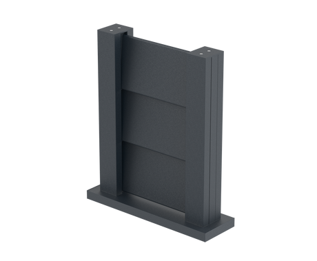 Vzorek plotu 0,3x0,4m volně stojící pro žaluziové lamely FG/L8x120