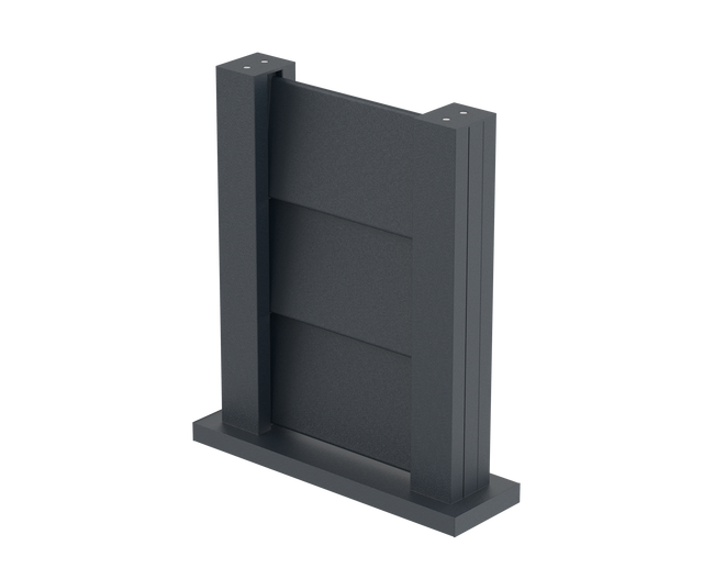 Vzorek plotu 0,3x0,4m volně stojící pro žaluziové lamely FG/L8x120