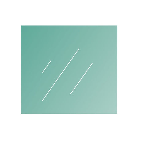 Sklo - číre, lepené