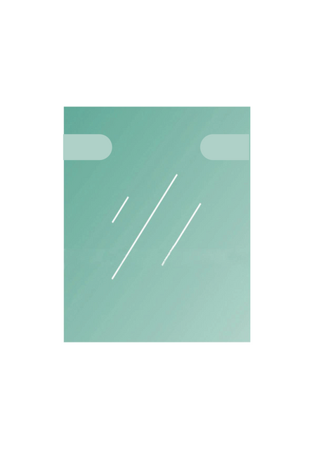 Sklo - číre, lepené s dražkami