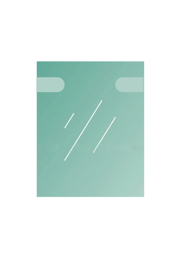 Sklo - číre, lepené s dražkami