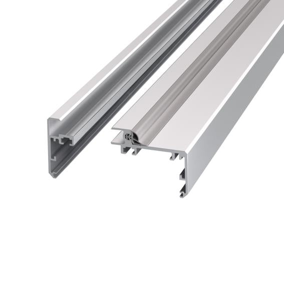 Zárubňový profil pro skleněné dveře "U"