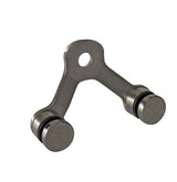 Držák sklenené výplne AISI304, 2xD30mm/90°