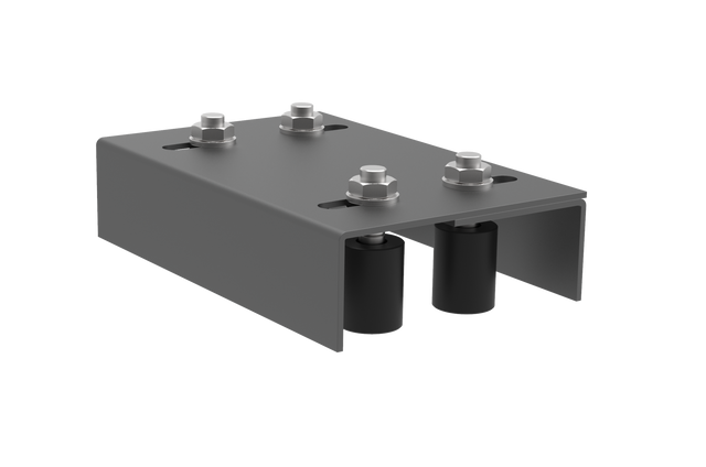 Vedení brány, 4 rolky, Zn, antracit