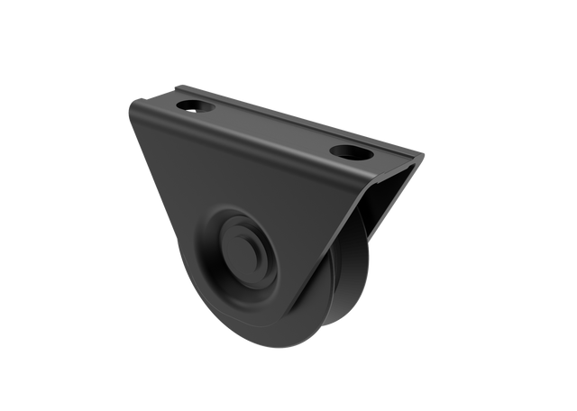 Kladka s držákem - V, D60, černá