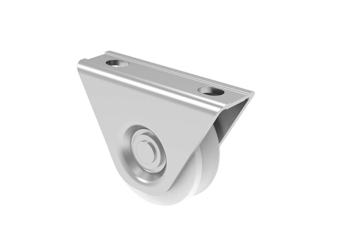 Pojezdové kolečko-V, INOX / NYLON, D60